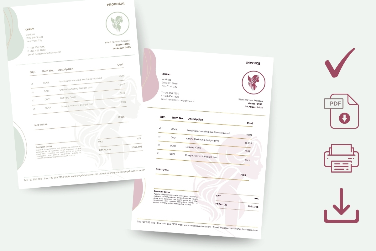 How to Download &amp; Print Canva Invoices: PDF, JPG &amp; PNG Guide